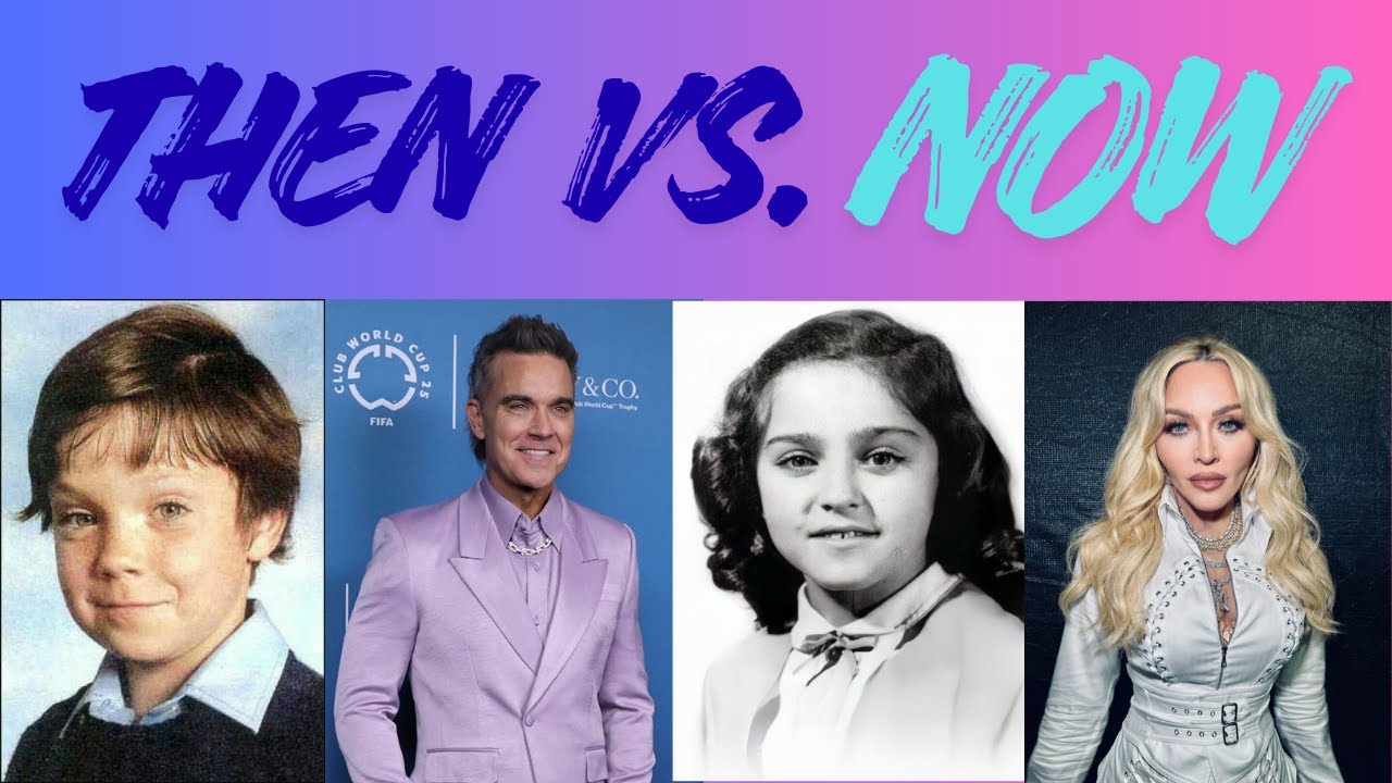 30 Famous Stars — Childhood vs Today (Then vs Now)
