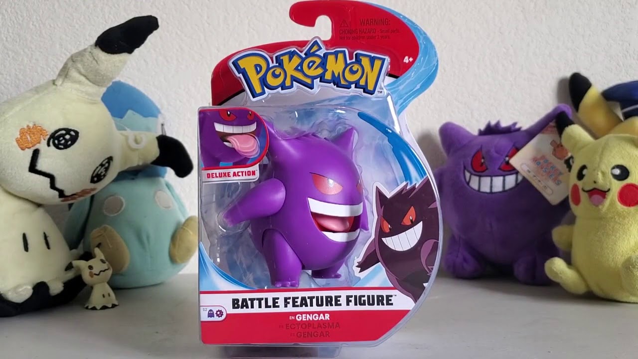 Pokemon Gengar Battle Feature Figure Review! (Wicked Cool Toys)