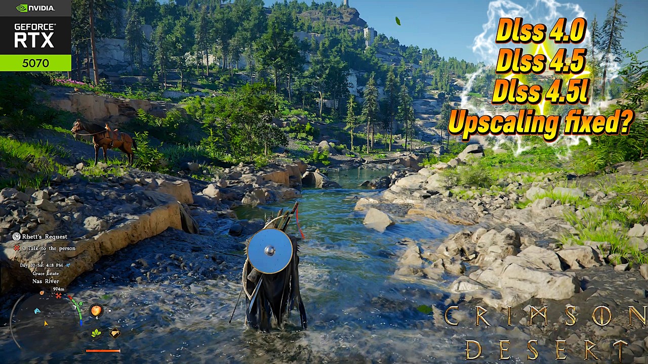 Crimson Desert Patch 1.01.00: Upscaling Fixed? DLSS, Frame Gen, Ray Reconstruction Tested! RTX 5070