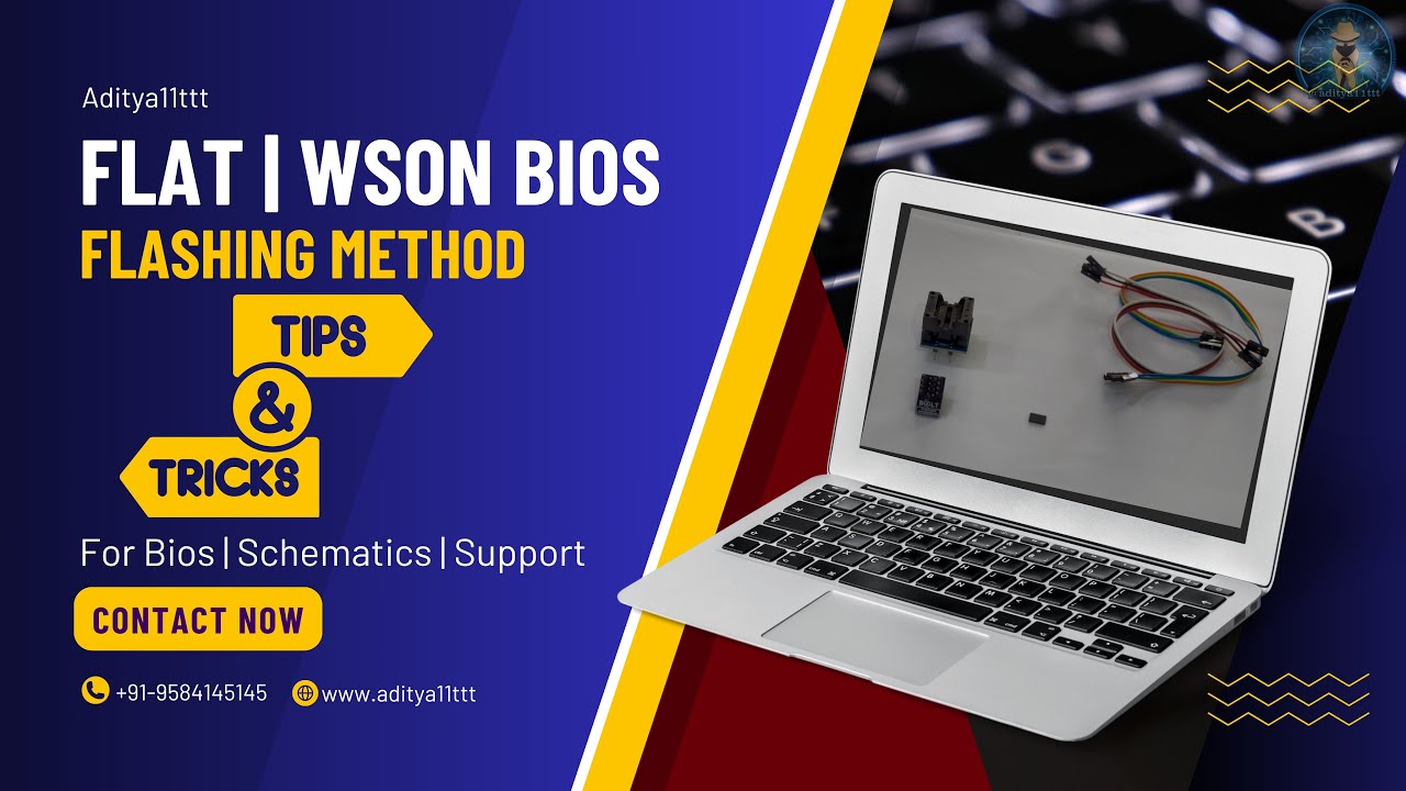 How To Flash A WSON Flat BIOS Chip (and why you should!)