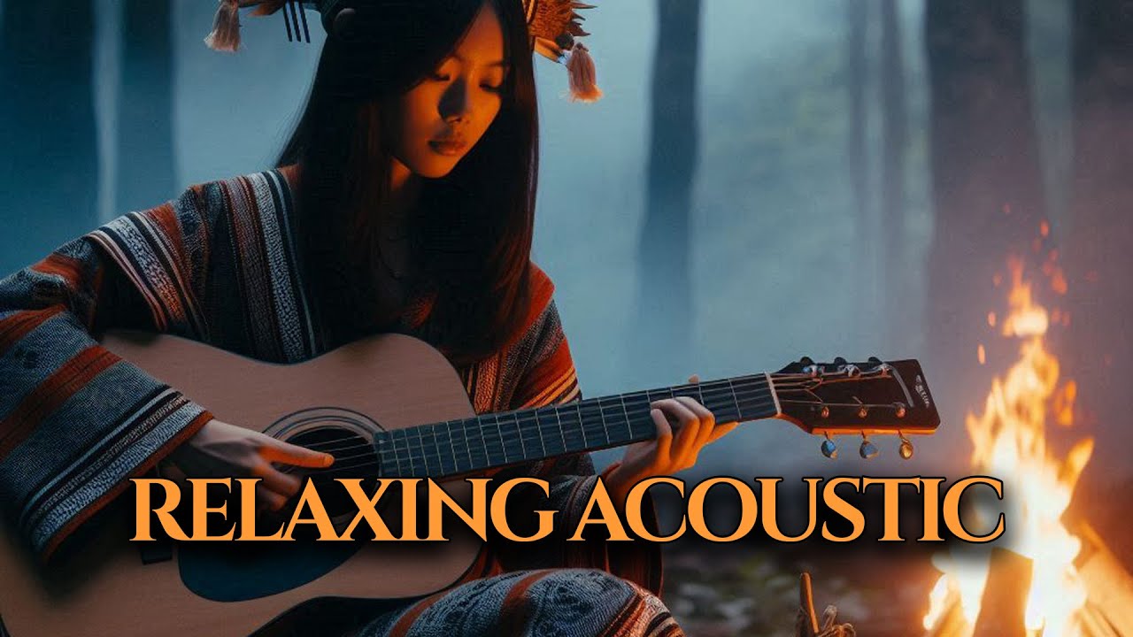 Relaxing Indonesian Acoustic Guitar for Sleep & Focus - Scenic Rice Fields (1 Hour)