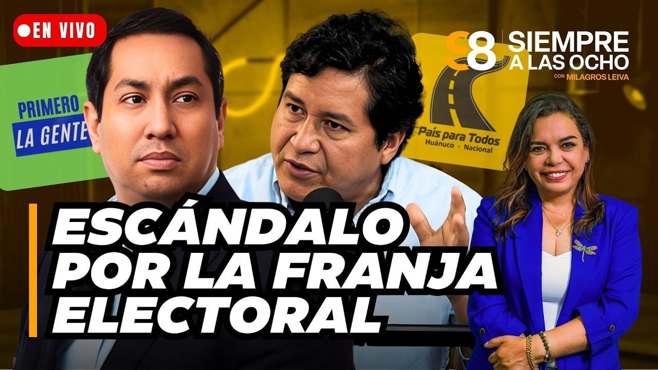 🟡 MIGUEL DEL CASTILLO Y PARTIDO DE CARLOS ÁLVAREZ RESPONDEN SOBRE DINERO DE FRANJA ELECTORAL | #S8