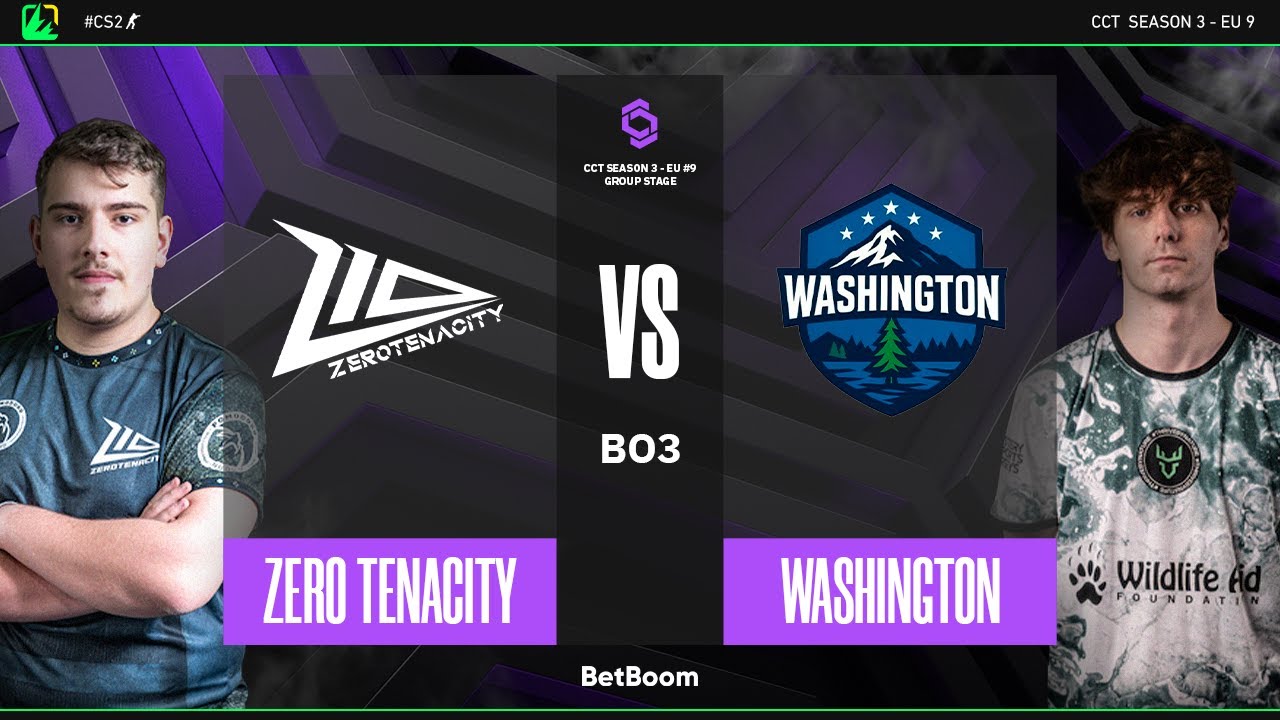 CCT Season 3 - EU #9 | Zero Tenacity x Washington | Fase de Grupos | CS2