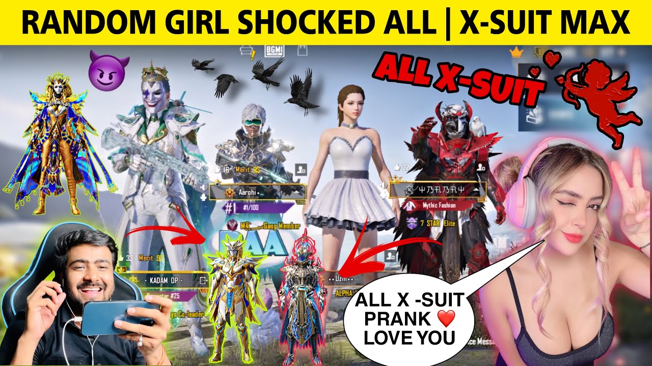 Random 3 Girl's with X-Suit In My Lobby And Trolled 50RP MAX & MYTHIC OUTFITS 90/70uc can $10 #100