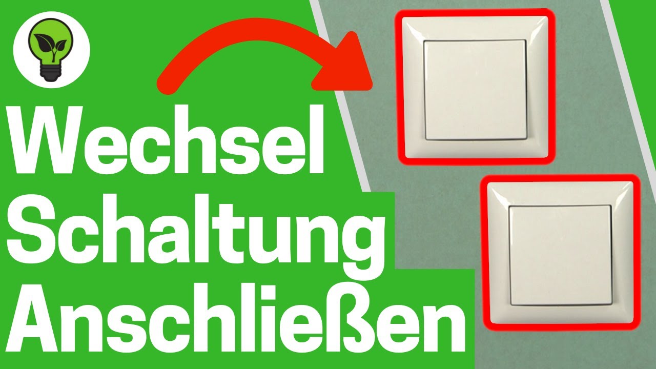 Wechselschaltung mit 2 Schaltern ✅TOP ANLEITUNG: Wie zwei Wechselschalter an eine Lampe Anschließen?