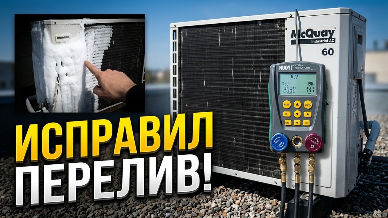 Перелив хладагента