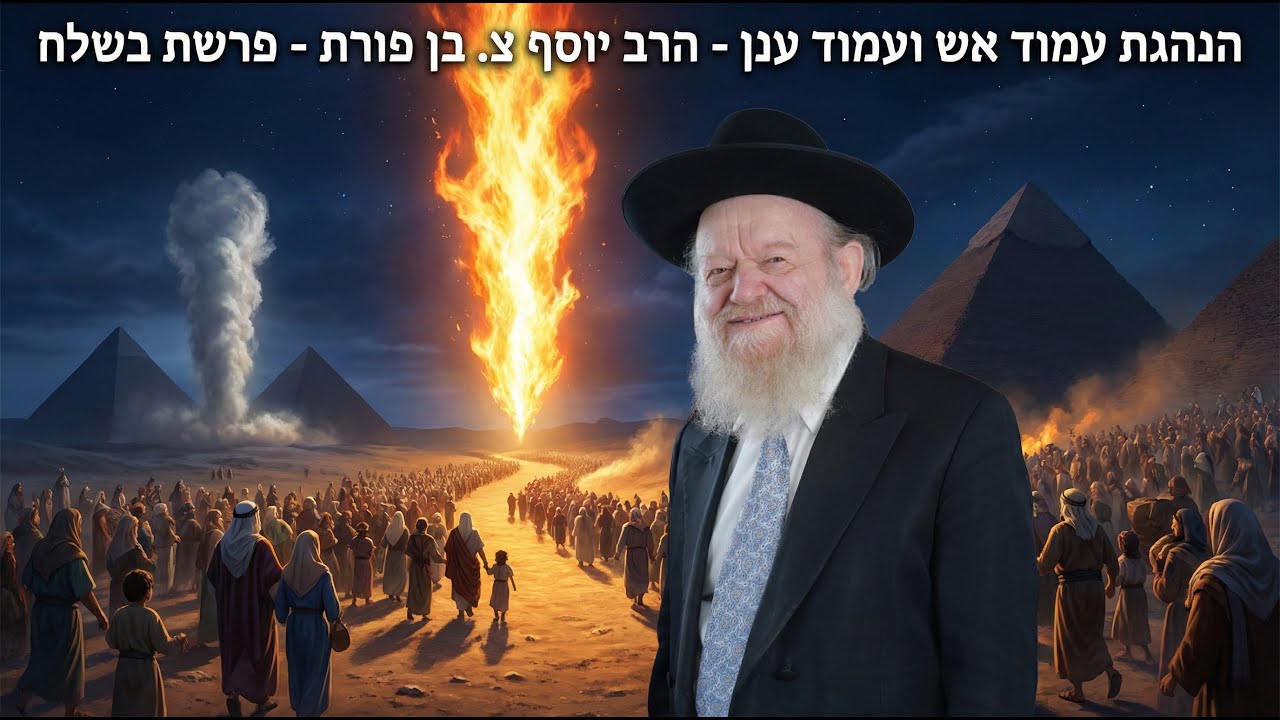 פרשת בשלח - הנהגת עמוד אש ועמוד ענן | הרב יוסף צ. בן פורת - תשפ