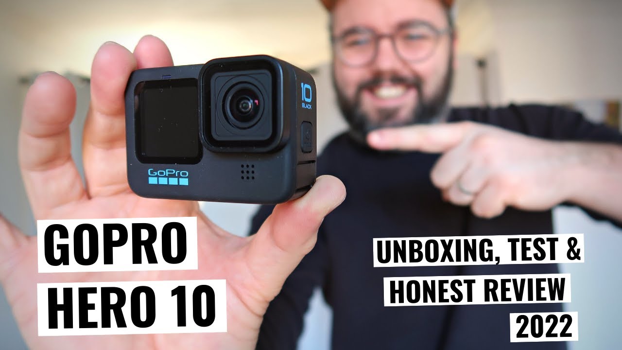 GOPRO HERO 10, unboxing, test + honest review UK 2022! 📷