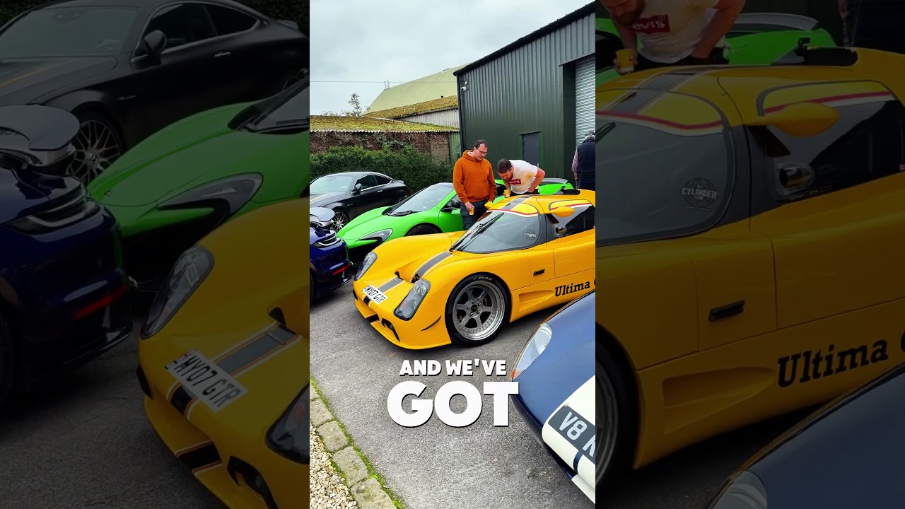 2 Ultima GTR...Оранжевый и черный - 7 литров, 720 л.с., разгон от 0 до 62 миль в час за 2,6 секун...