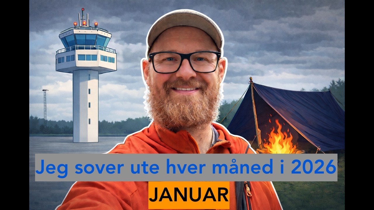 Kan man sove ute i en jobbhelg? - Utesoving hver måned i 2026: JANUAR