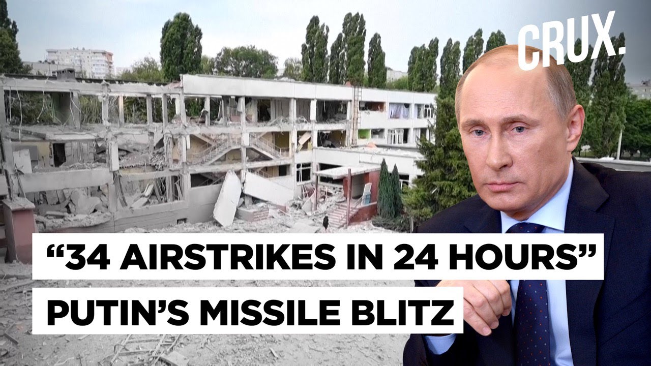 Putin’s Missile Strikes Kharkiv l 34 Russian Airstrikes In 24 Hours l 4 Russian Howitzers Destroyed