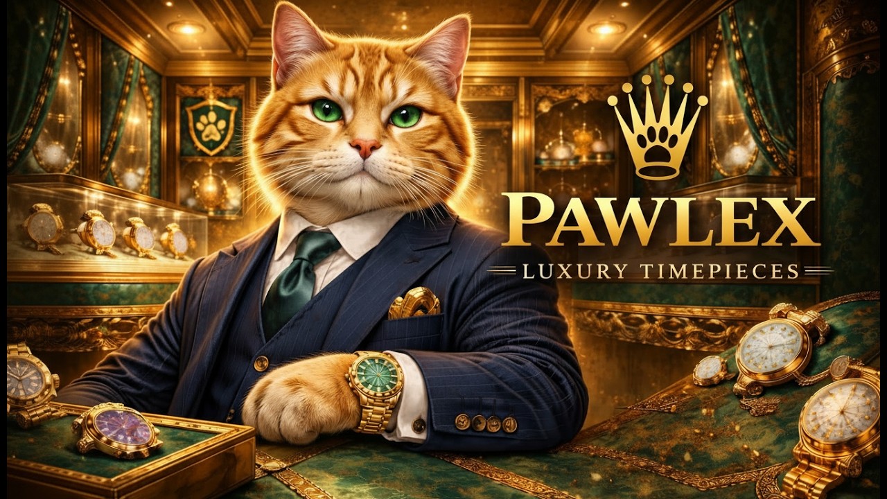 What If Rolex Was Made for Cats? Pawlex Luxury Timepieces