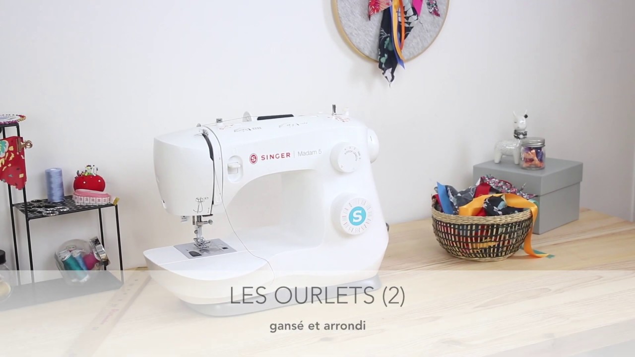 Coudre un ourlet - Arrondi et gansé