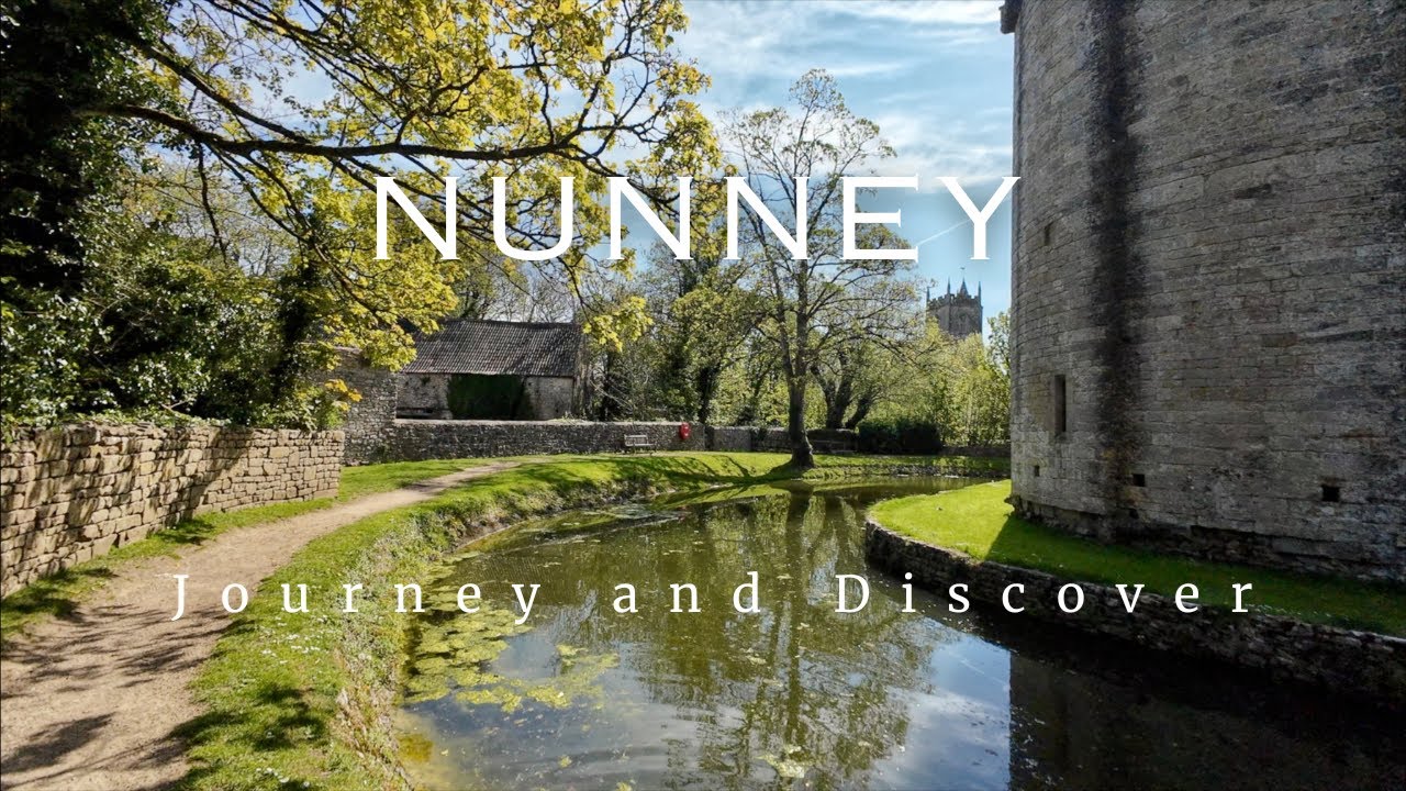 [4K] Exploring Somerset villages. Walking tour of Nunney.