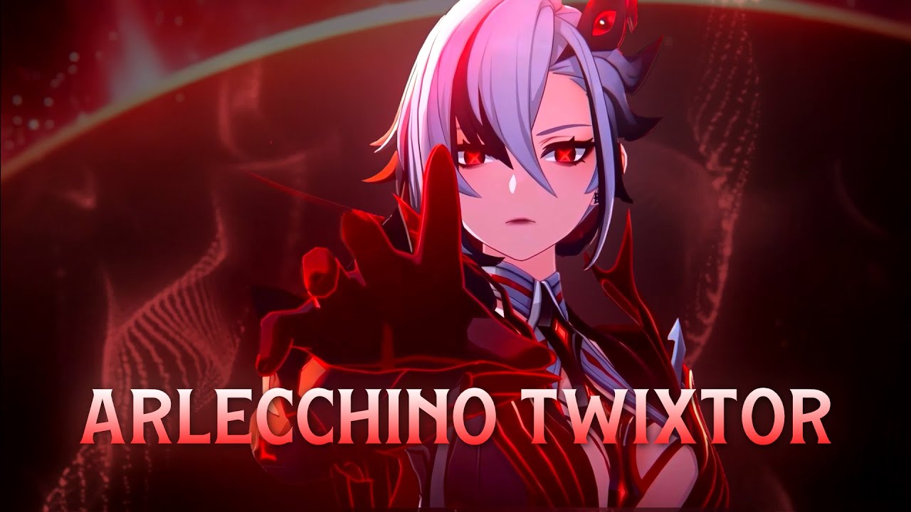 Arlecchino Twixtor Clips For Edits | Genshin Impact