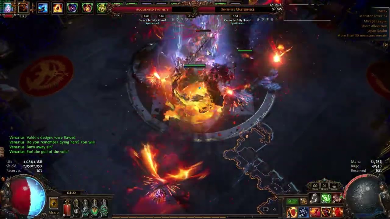Path of Exile 3.28 General Cry Shield crush of the chieftain Chieftain  uber cortex!