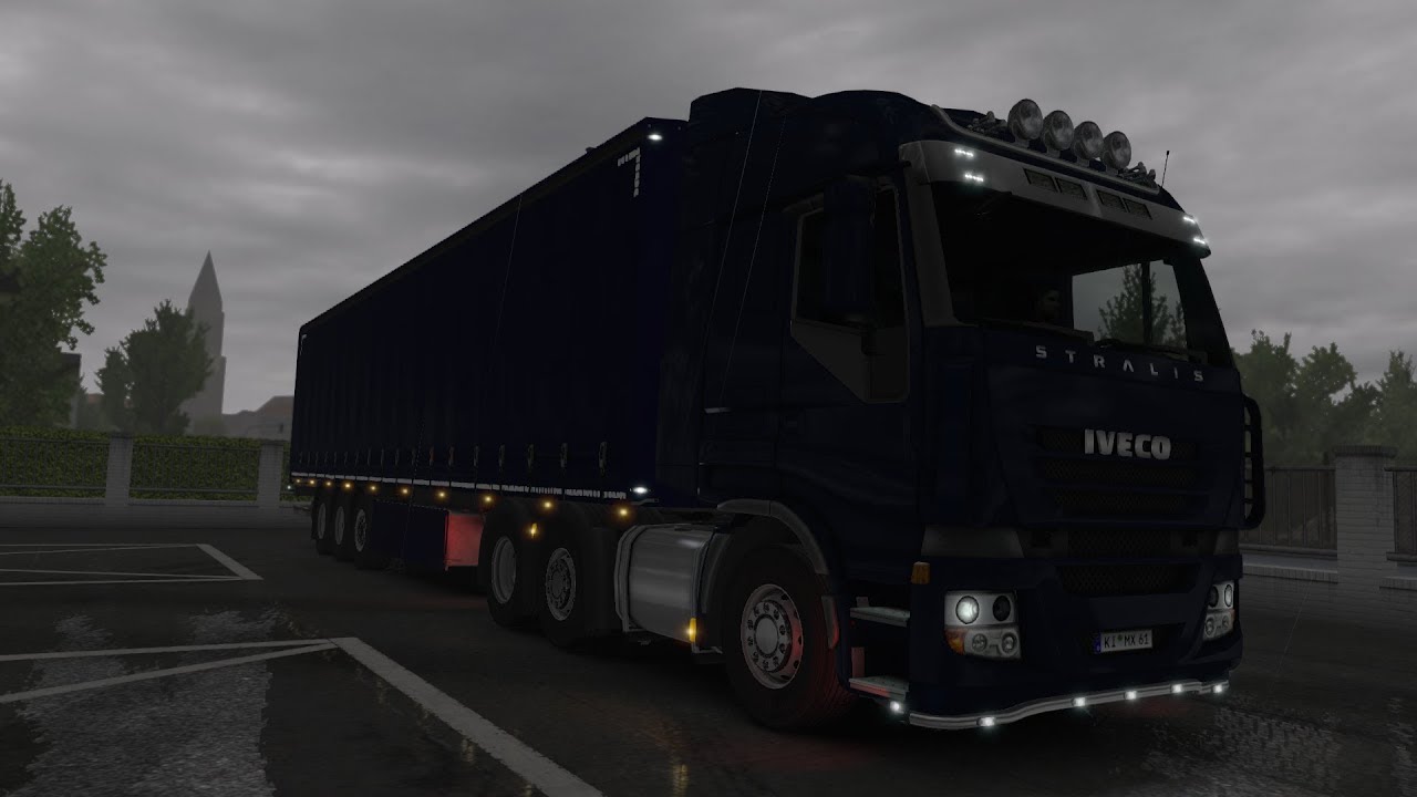 Euro Truck Simulator 2 Tour #6 Hamburg (Germany) - Esbjerg (Denmark) - On a Night Tour