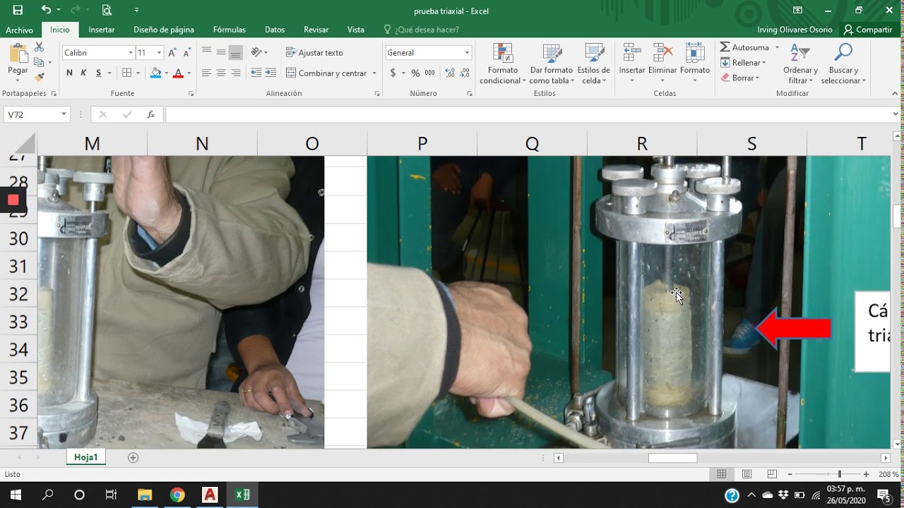 Interpretación prueba compresión triaxial UU  1 de6