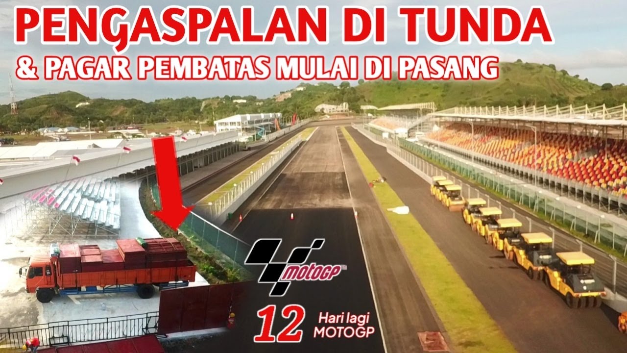 FULL PANTAUAN PETANG..!! Pengaspalan Tertunda Karena Cuaca & Pagar Pembatas Mulai Di Pasang