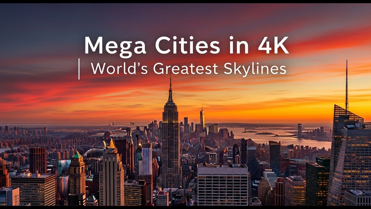 Explore the World’s Largest Cities in 4K Drone Footage | Manhattan, Tokyo, Paris & More