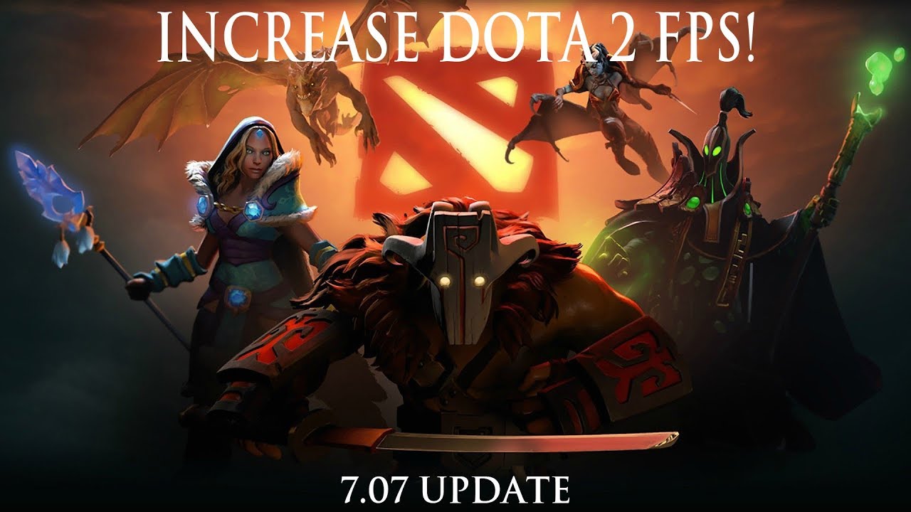 How To Increase Dota 2 FPS After 7.07 Update  For Low End PC 