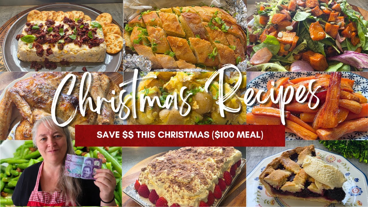 $100 Family Christmas Dinner Menu | Farmer's Wife Christmas Special