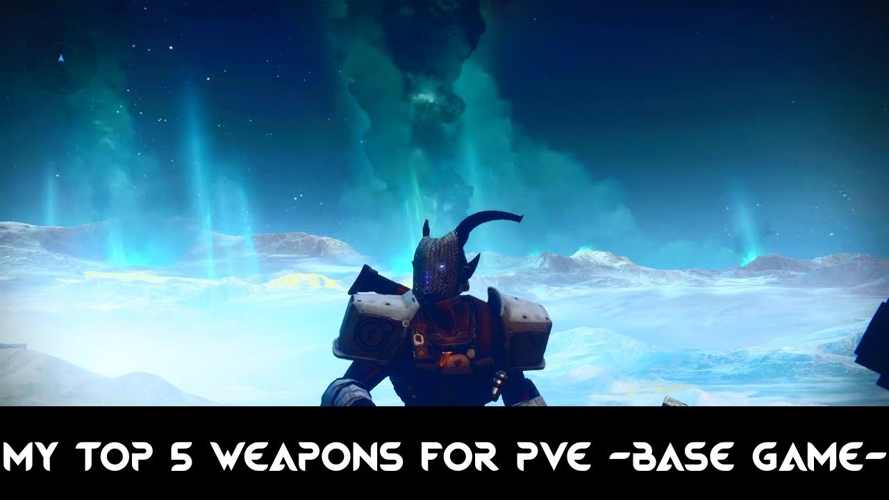 Top 5 Weapons for PVE Kinetic,Energy, & Power - Destiny 2 (Legendary & Exotic) Base Game Weapons