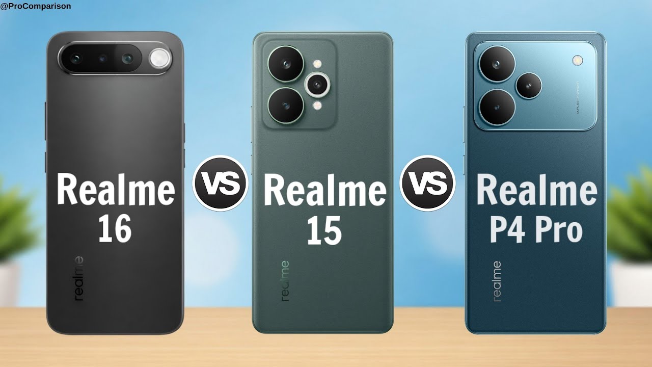 Realme 16 5G vs Realme 15 5G vs Realme P4 Pro 5G || Full Comparison 