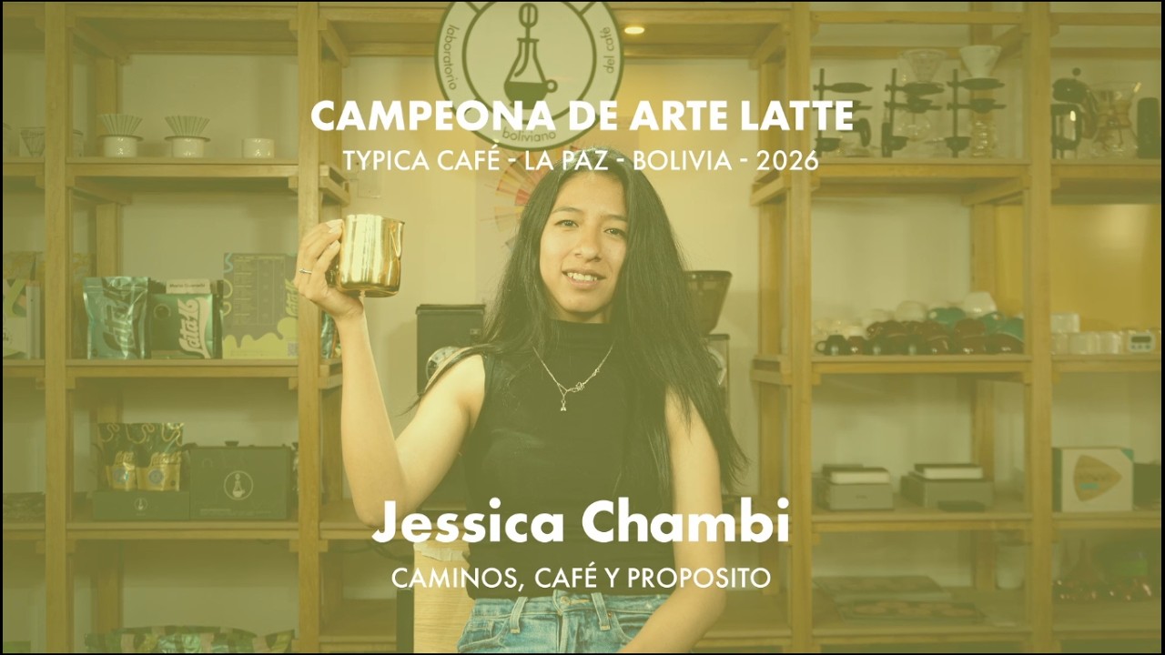 Campeona de Arte Latte | Bolivia - 2026 | Jessica Chambi