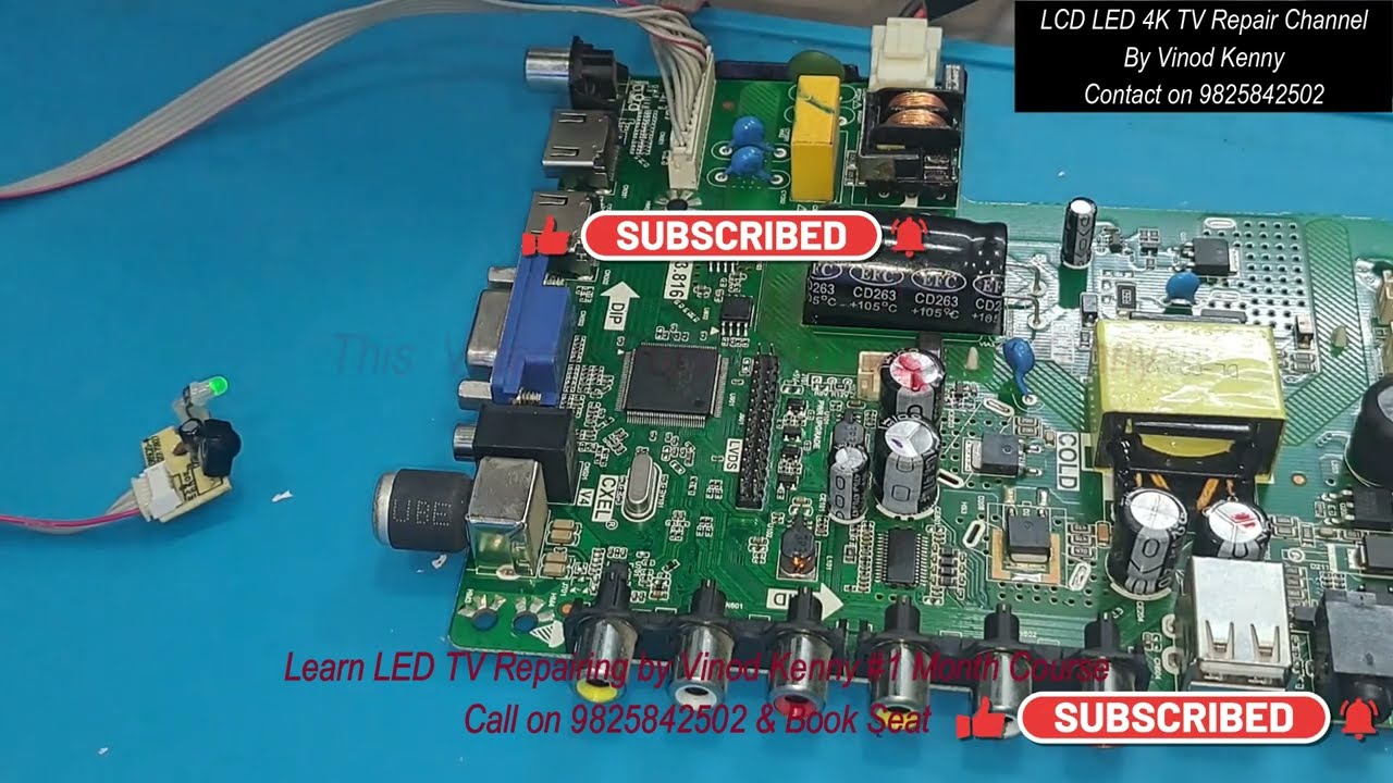 #led tv repair# T.R83.816 #Stuck in #Standby @MAGICCARE ELECTRONICS