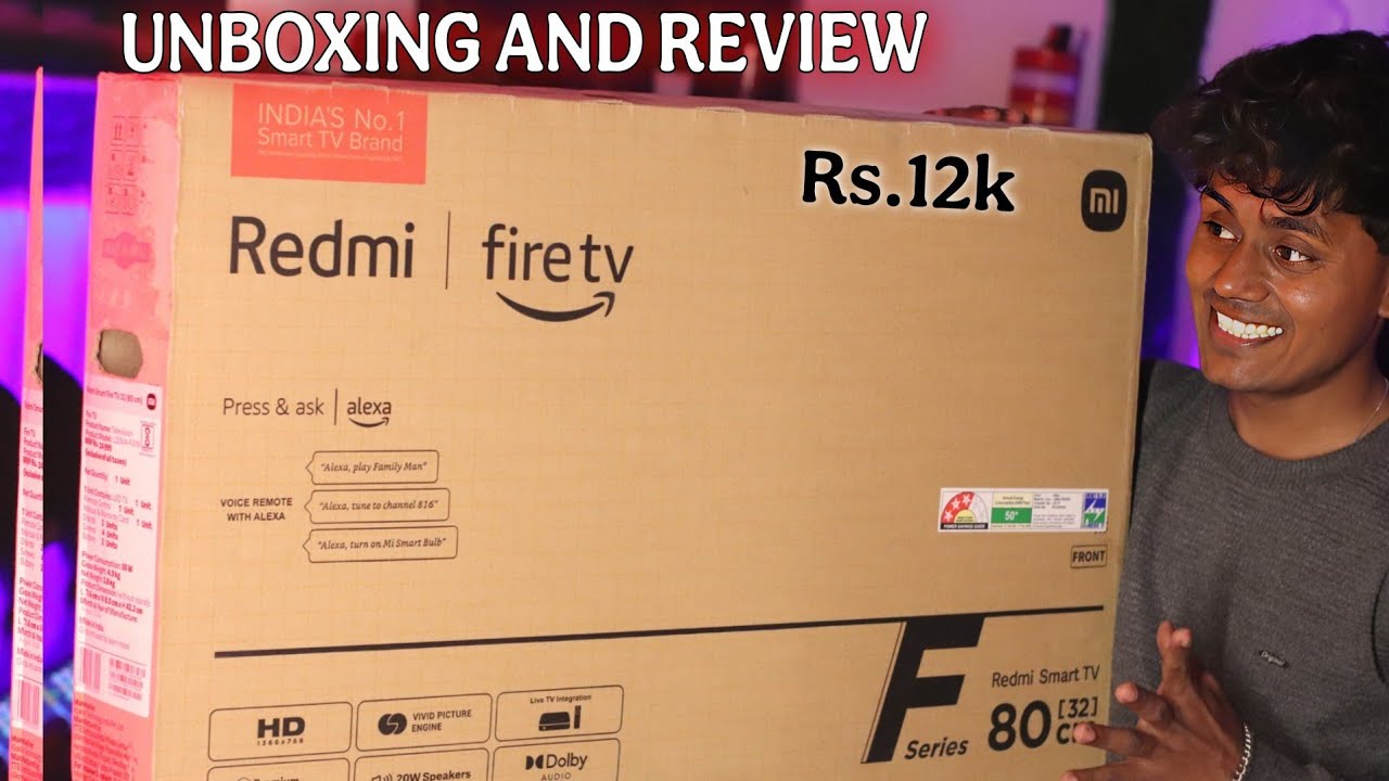 REDMI F SERIES 32 INCH HD LED TV | Redmi FireTv 32 Inch Unboxing & Review Best 32 inch Tv in 2025