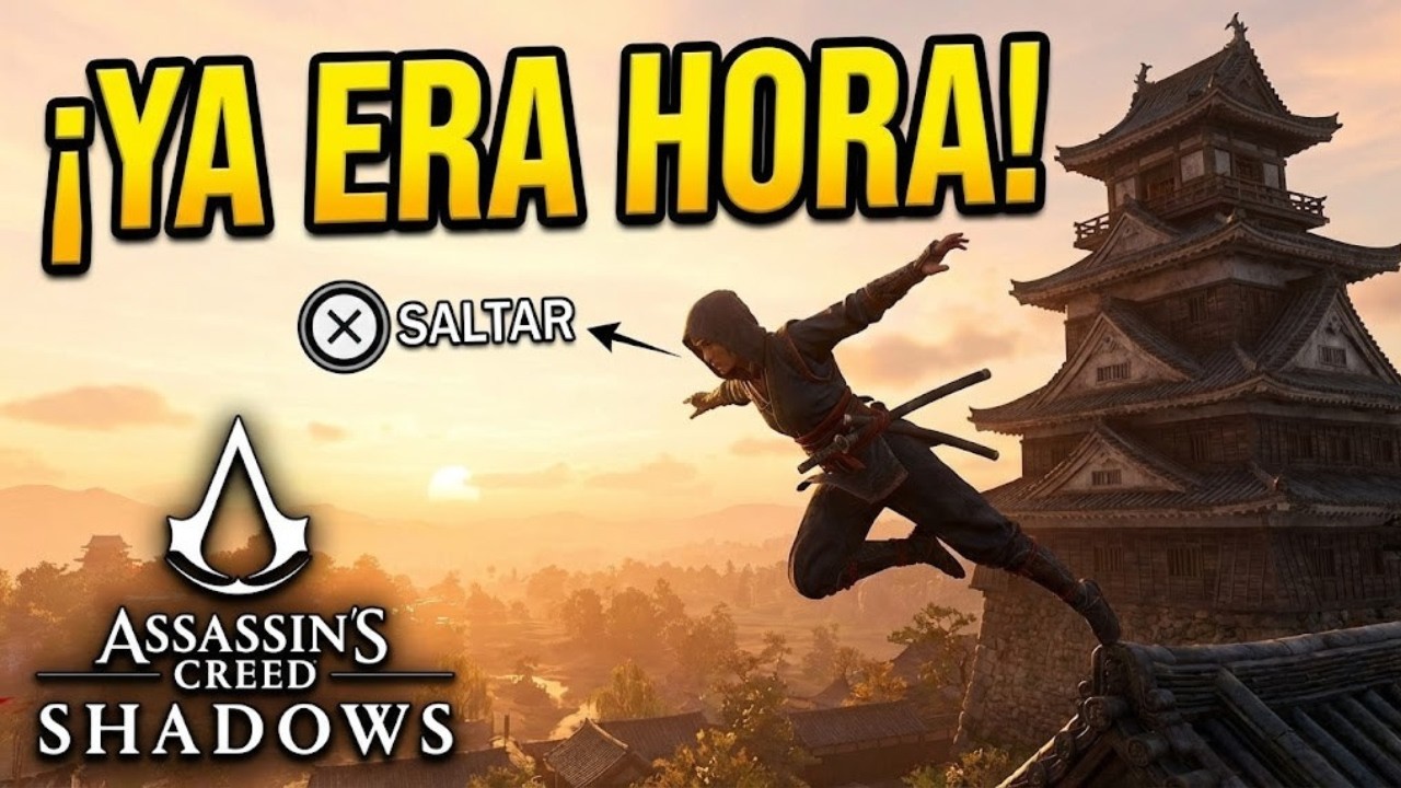 ¡POR FIN! Llega el SALTO MANUAL a Assassin's Creed SHADOWS (Actualización 1.1.8) 🥷🦅