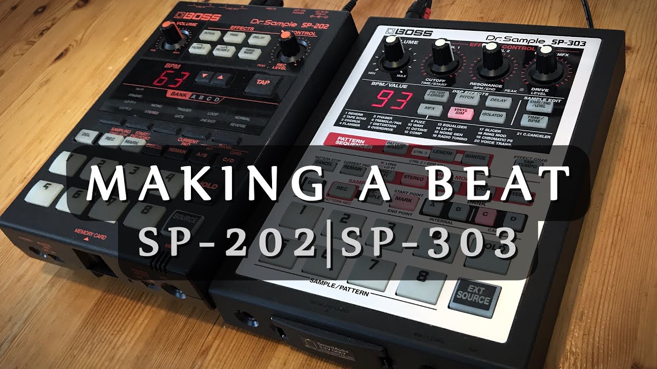 sp202 &rarr; sp303 beatmaking | sample based lofi boom bap (workflow)