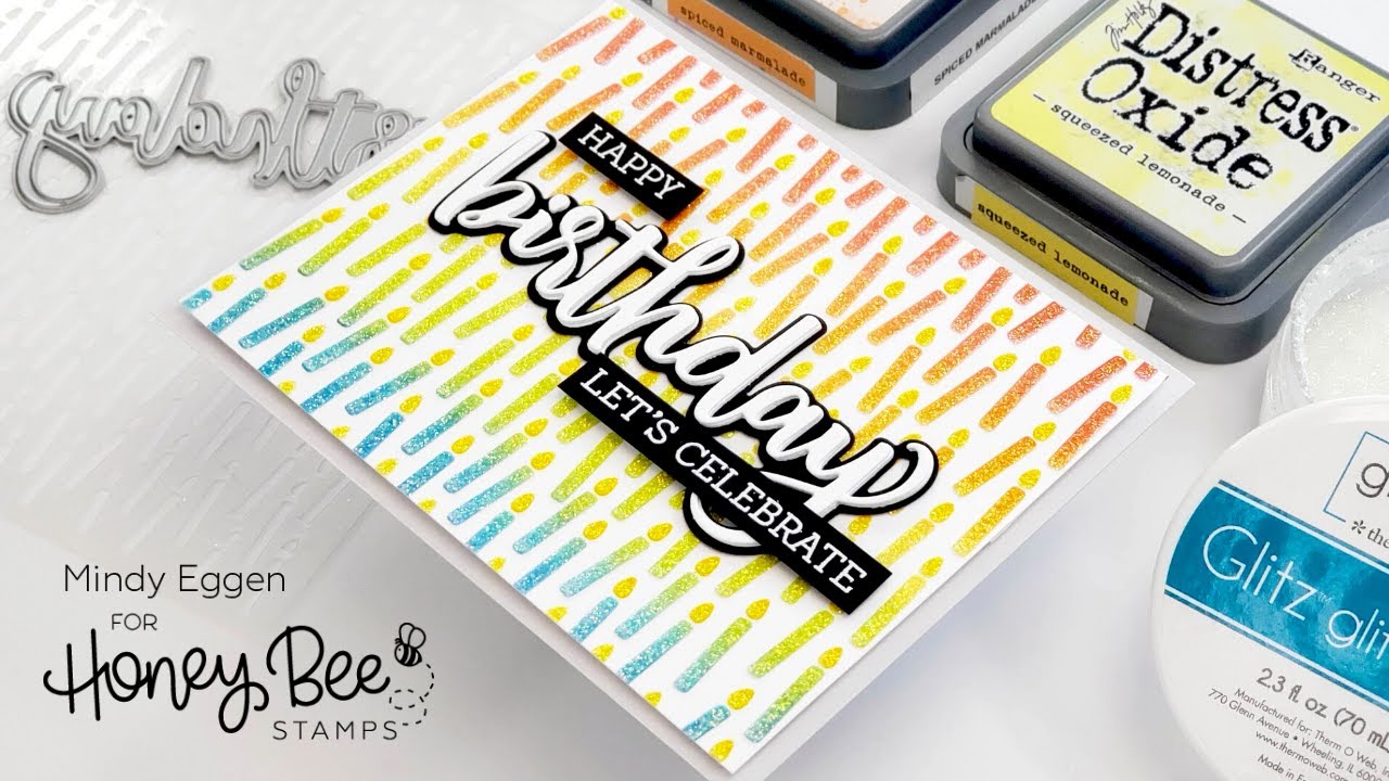 How To Use the 3-Piece Birthday Candles Stencil with Mindy Eggen