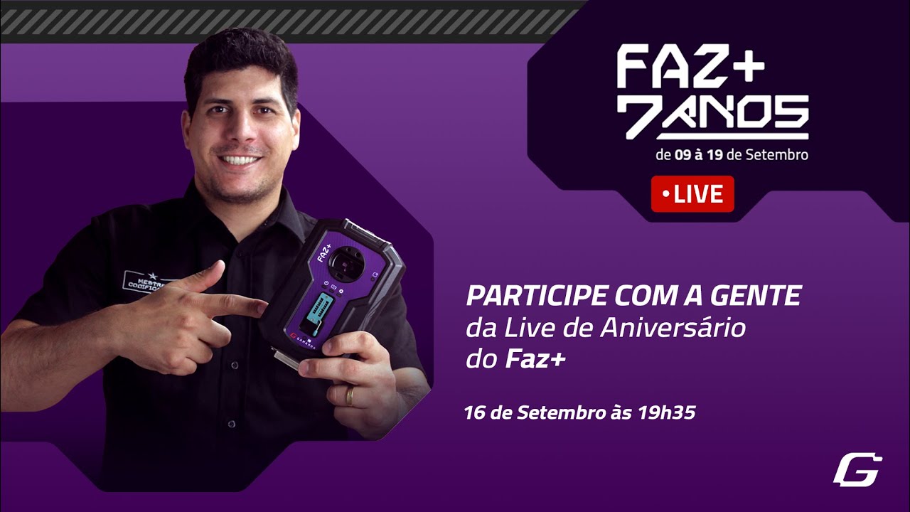 🔴 Live de Aniversário do Faz+