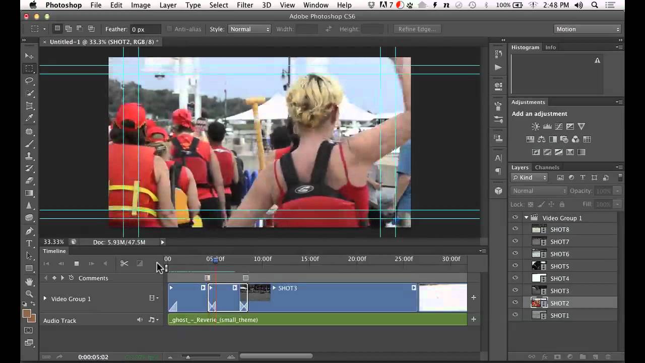 Photoshop CS6 Video Editing