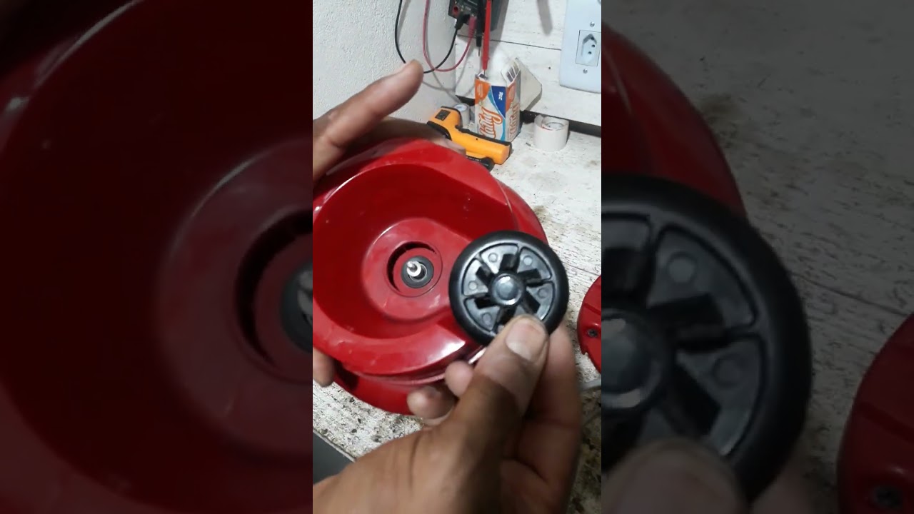 troca da arraste do liqüidificador Philco  motor e copo