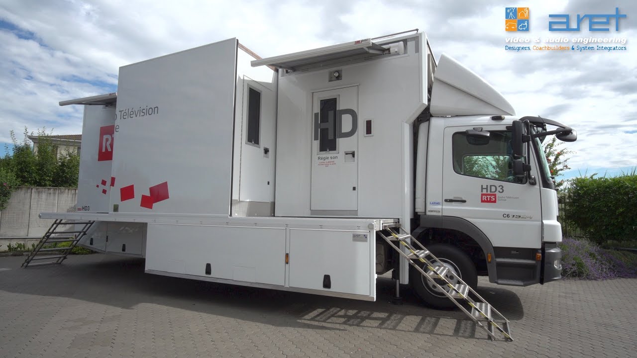 8 HD Cameras OB Van with side expansion - Radio T&eacute;l&eacute;vision Suisse (RTS) HD3
