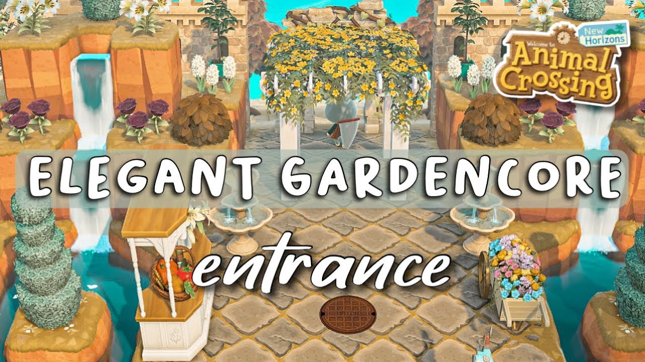 Elegant Gardencore Entrance Speed Build with NEW 2.0 items (Animal Crossing New Horizons)
