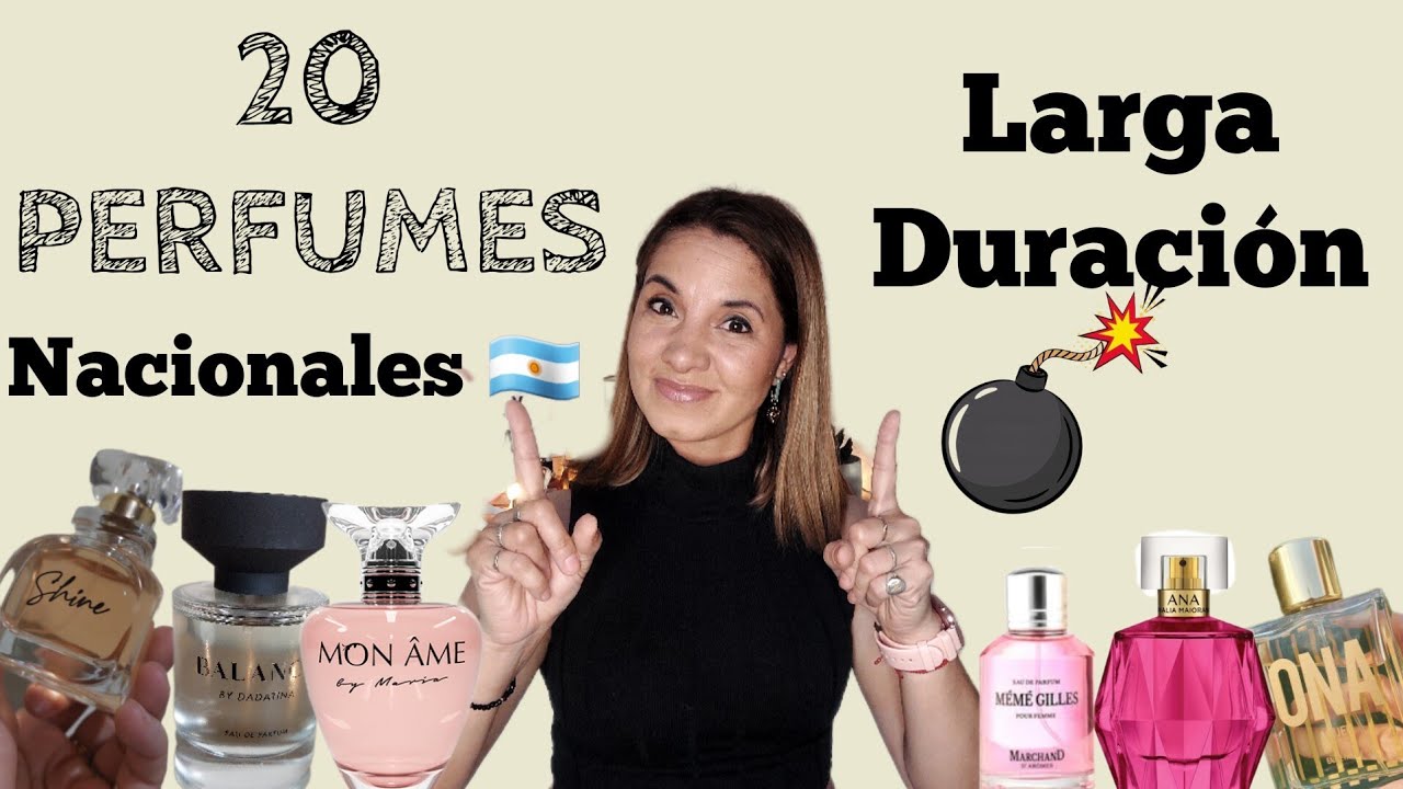 20 PERFUMES LARGA DURACIÓN NACIONALES 💖 #perfumes #perfumebombástico