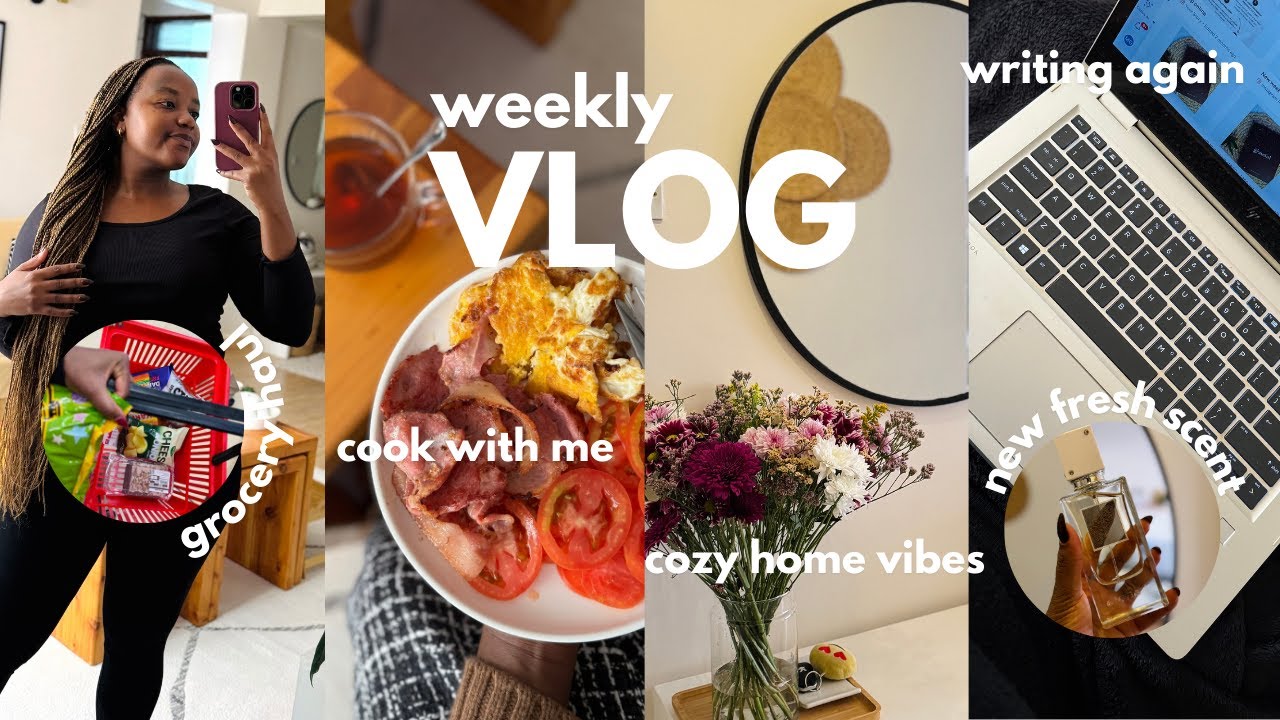 WEEKLY VLOG | Cook with me | Groceries | Writing again | Giveaway hauls | Fasting | You are growing