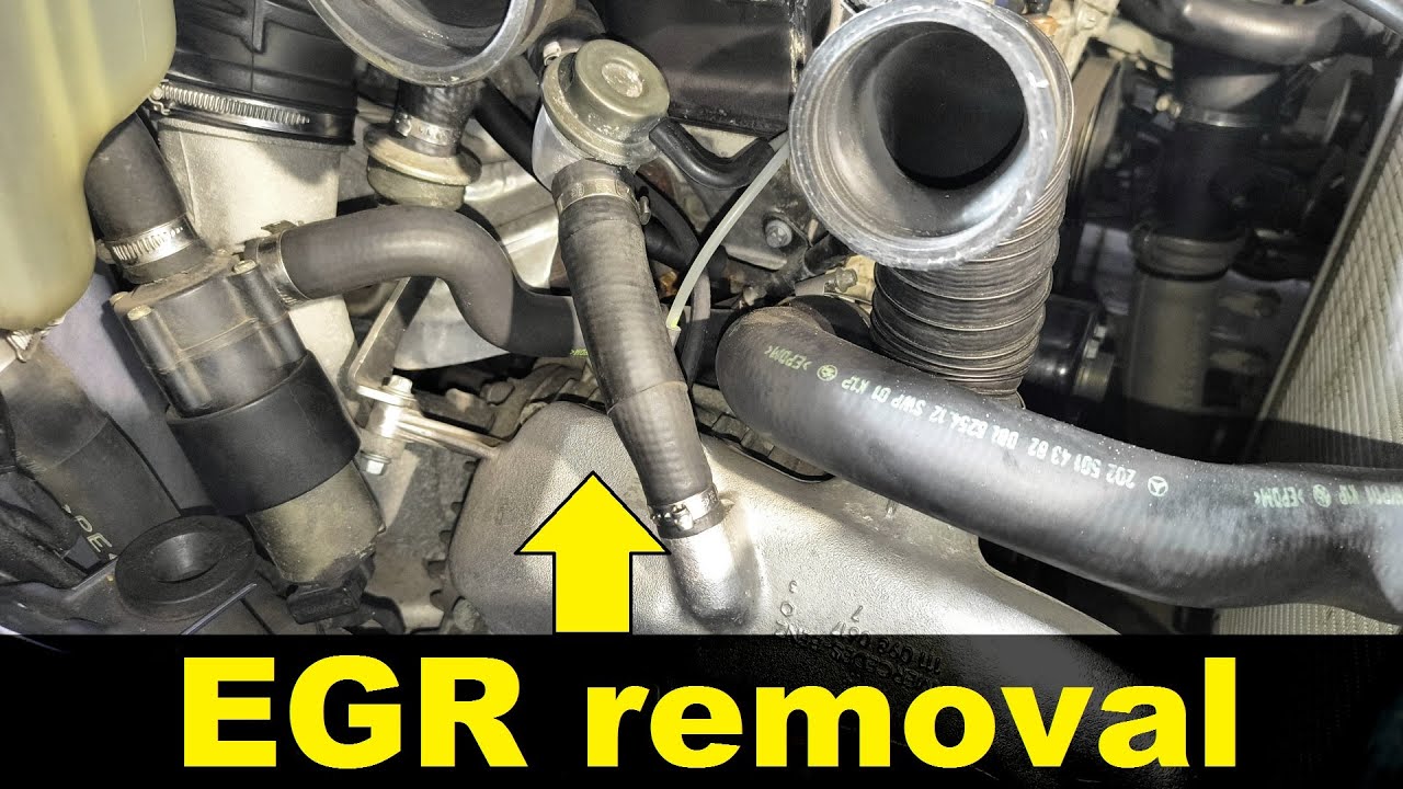 How to Removal EGR valve / Jak Zaslepit EGR - Mercedes-Benz M111 200K 230K
