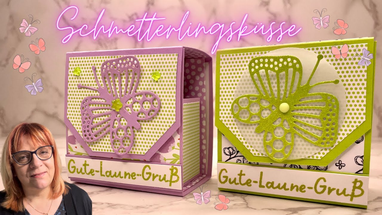 Geschenkbox für Teebeutel und Schokolade basteln mit Stampin'Up!