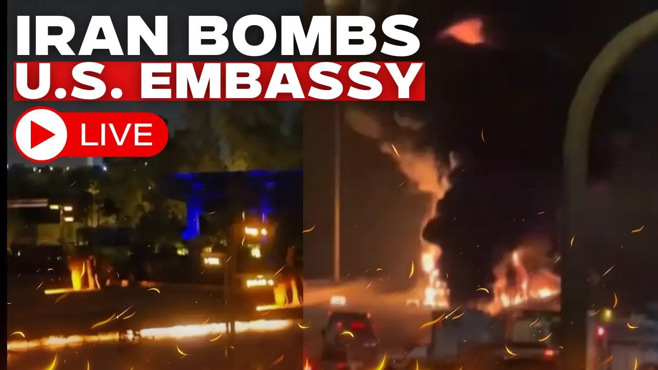 LIVE: US Embassy In Riyadh Hit By Drones, Iran Claims Strike On USA's Bahrain Base |US-Iran War LIVE