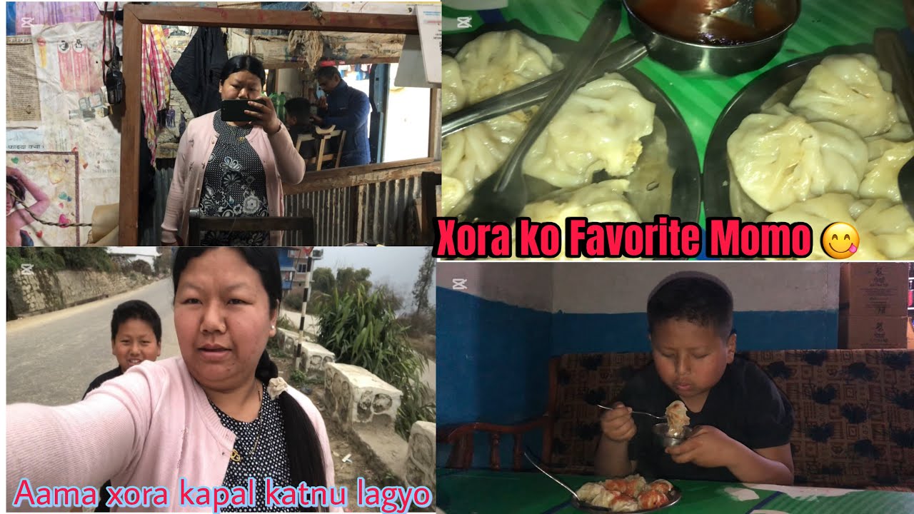 Mero xora ko kapal katdai tanko dhago ni liyera aaye❤️momo khauxu vanda matra maneko kapal katnu😂