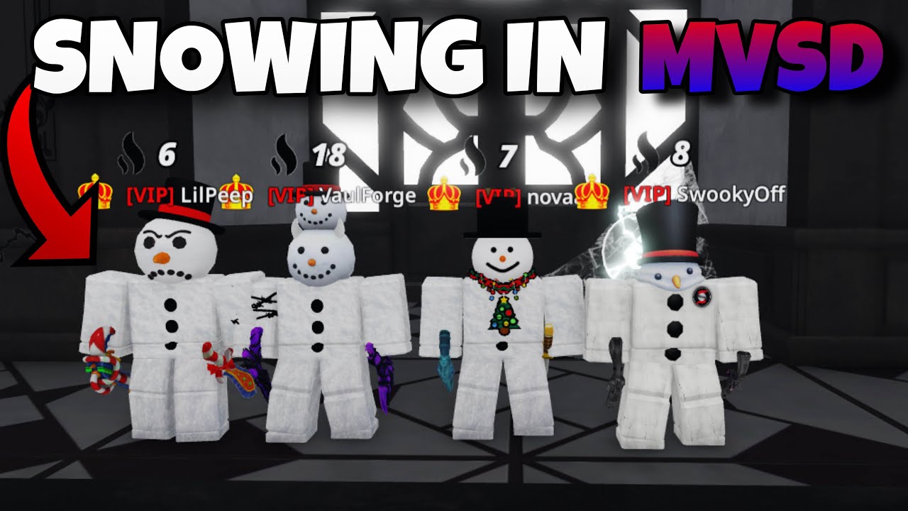 Dominating MVSD Servers As SNOWMEN!!! (Murderers vs Sheriffs Duels)