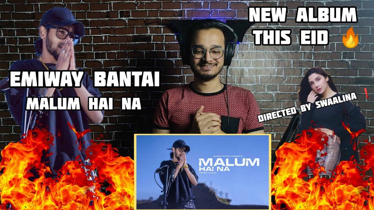 EMIWAY BANTAI - MALUM HAI NA (INTRO) | REACTION / REVIEW  (OFFICIAL VIDEO)