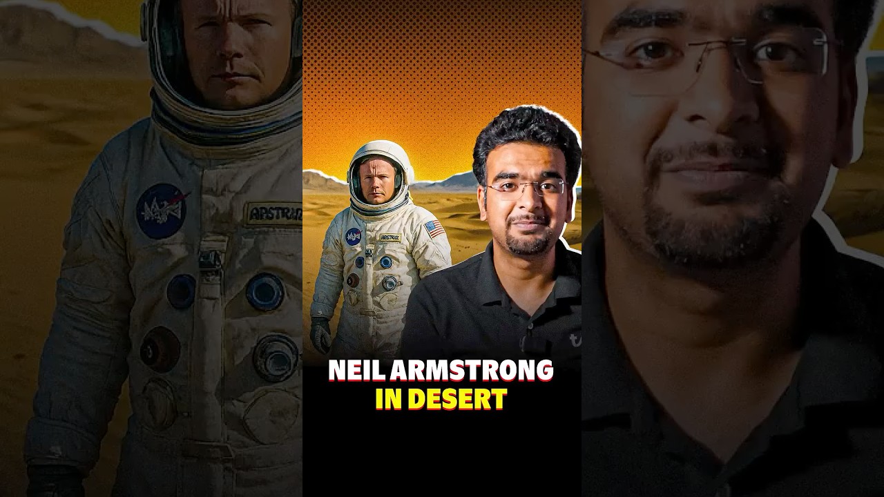 Why Neil armstrong went in desert?