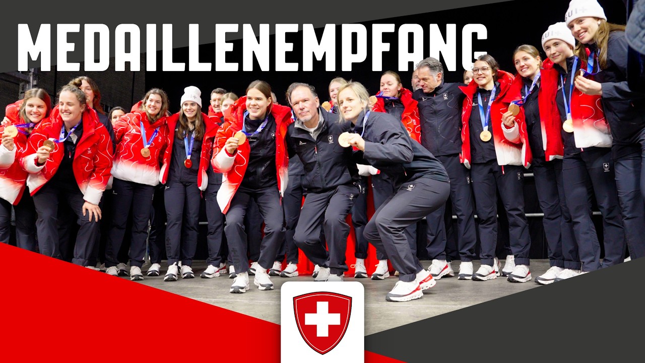 Medaillenempfang in der Swiss Arena