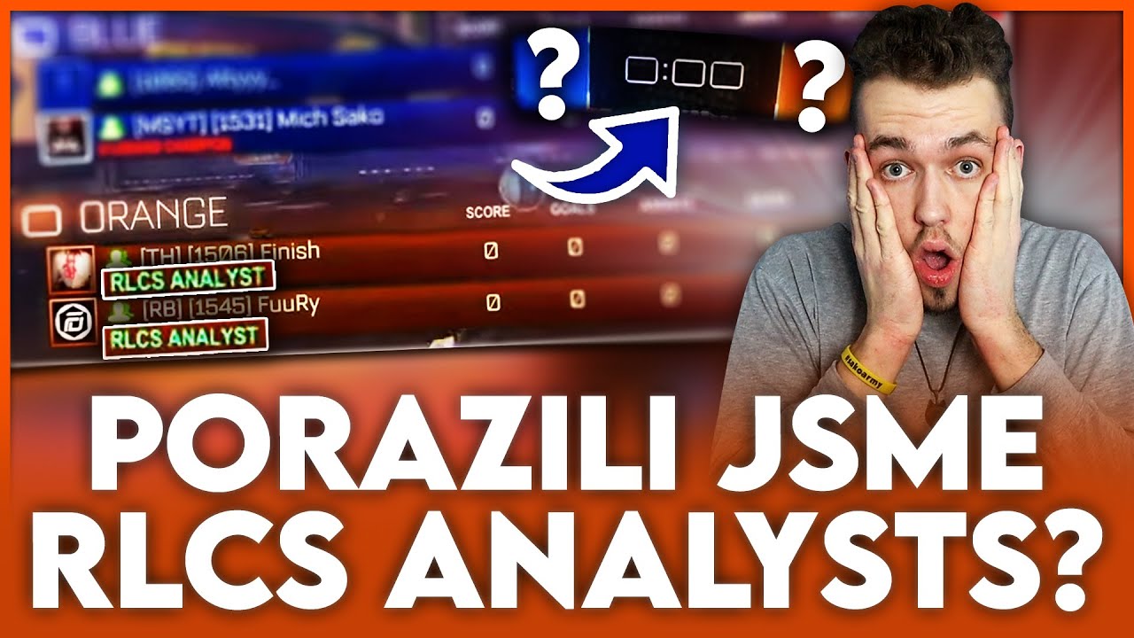 ZÁPAS PROTI RLCS ANALYSTS! 😱😱😱 2v2 Rocket League CZ/SK /w Alty